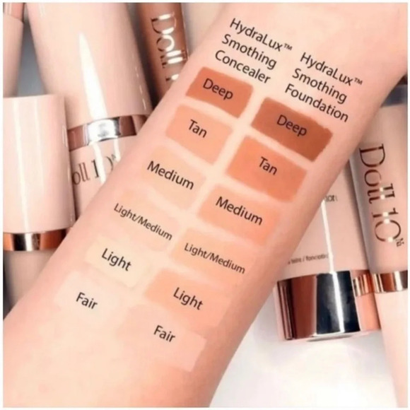 DOLL 10β HYDRALUX SMOOTHING FOUNDATION IN SHADE DEEP BRAND NEW - Picture 4 of 13